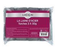 Libéron Laine d'acier N° 000 - Mise en cire - 3X30g