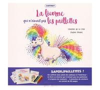 La Licorne Qui N'aimait Pas Les Paillettes - Coffret Avec 2 Planches De Stickers Et 6 Crayons De Couleurs