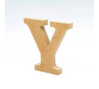 LA LLUNA ALWAYS CREATING Lettres de Bois. Lettres Grands en Bois de 20 cm Haut pour décoration et travaux manuels. Alphabet Complet Disponible (Y)