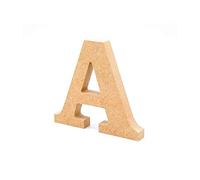 LA LLUNA ALWAYS CREATING Lettres de Bois. Lettres Grands en Bois de 20 cm Haut pour décoration et travaux manuels. Alphabet Complet Disponible (A)