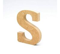 LA LLUNA ALWAYS CREATING Lettres de Bois. Lettres Grands en Bois de 20 cm Haut pour décoration et travaux manuels. Alphabet Complet Disponible (S)