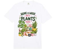 La Maison Est L'endroit Où Mes Plantes sont Folles Plant Comfort Colors Adult Heavyweight T-Shirt