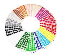 La Manufacture du Pixel - 3 200 gommettes stickers carrées autocollantes 1cm x 1cm - Pixel Art, Loisir Créatif, Mosaïque, Fun ! - Créez à l'infini tout l'art qui vous ressemble