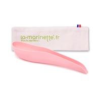 LA MARINETTE - Urinoir femme portable réutilisable - urinette pipi debout sans se déshabiller, hygiénique rigide incassable, fabriquée en France, étui coton bio inclus