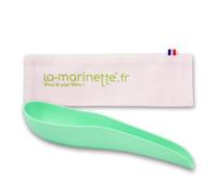 LA MARINETTE - Urinoir femme portable réutilisable - urinette pipi debout sans se déshabiller, hygiénique rigide incassable, fabriquée en France, étui coton bio inclus