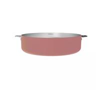 La Merveilleuse Sauteuse Cookut inox 28 cm amovible - Rose guimauve