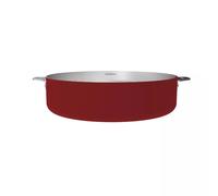 La Merveilleuse Sauteuse Cookut inox 28 cm amovible - Rouge passion