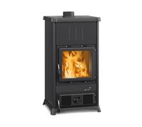 La Nordica 3000830 Fedora 16 Acier Noir Anthracite Poêle À Bois Puissance 8,3 KW