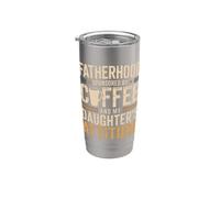 La paternité est parrainée par Coffee And My Daughters Attitude Gobelet isotherme en acier inoxydable double paroi