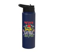 La petite assistante de Patricia Santa Patricia Christmas Nom de Noël Stainless Steel Insulated Water Bottle