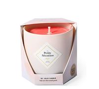 La Petite Attention Bougie bijou 200g - Collier dorée epoxy corail 200g