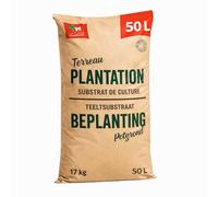 La Plaine Chassart - Terreau Plantation 50L | Toutes Variétés de Plantes Extérieur - Parc, Jardin, Terrasse, Balcon - Arbres, Arbustes, Haies, Fruitiers, Buissons,