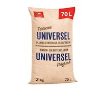 La Plaine Chassart - Terreau Universel 70L - Idéal pour Toutes Les Variétés de Plantes et Grands Espaces - Jardin, Terrasse, Grand Potager - Palmier, Plantes Grasses, Semis, Bonsai, Légumes, Cactus…