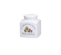 La Porcelaine Bianca - Pot Deco Nocciole in Gift Box - Conservation, bocaux et récipients - Bocaux Cuisine - Porcelaine - 500 CC; 9,5 x 9,5 x 11,5 cm
