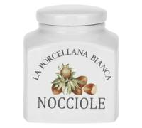 La Porcelaine Blanche Conserve Bocal Noisettes Décor 500ml
