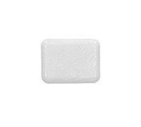 La Porcelaine Blanche - Plateau rectangulaire dans Une boîte Cadeau - Mobilier Maison, Cuisine - Ligne Bosco - Idée Cadeau - Porcelaine - 15 x 20 x h2 cm