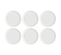 La Porcellana Bianca Essentielle Gourmet Set 6 Pièces Plat Civière Bas 21,5cm US