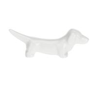 la Porcellana Bianca - Lot de 6 Porte-Couverts avec Chien - Boîte Cadeau - en Porcelaine - 7,5 cm