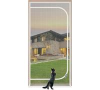 La Porte Moustiquaire For Chat S'adapte À La Taille De La Porte 80 Cm X 210 Cm, Porte Moustiquaire Épaisse Et Robuste For Chiens, Chats, Moustiques, Adaptée Au Salon, À La Chambre À Coucher, À La Cuis