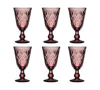 La Rochère Verre à vin Lyonnais 23 cl. lot de 6 Améthyste