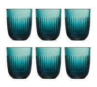 La Rochère Verres à eau Ouessant 29 cl. lot de 6 Bleu foncé