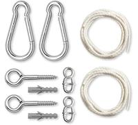 LA SIESTA Allround White - Fixation pour hamacs aux arbres et poteaux