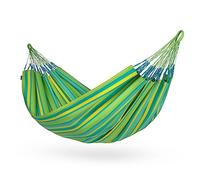 La Siesta® Brisa Lime Classic Hamac - Détente en Plein Air Résistant, Intempéries Hamac Double, Relaxation Authentique et Confortable
