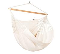 La Siesta Habana Latte Chaise à suspendre Kingsize en cotonnature blanc Chaise à suspendre