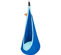LA SIESTA Joki Dolphy – Hamac pour enfants en Coton, avec système de fixation inclus (Dauphin / Bleu)