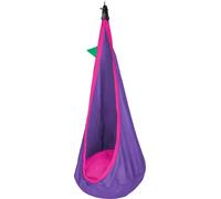 LA SIESTA Joki Lilly – Cabane suspendue pour enfants en Coton, avec système de fixation inclus (couleur lilas/rose marbré) (JCD70-77)