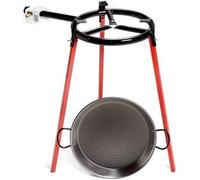 Set Plat À Paëlla 42cm + Réchaud 30cm 3 Pieds - 658849