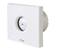 La ventilation giotto10bt aspirateur spirale design extra plat blanc, pour trou ø 100 mm/4 "