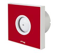 La ventilation giotto10r aspirateur spirale design extra plat rouge, pour trou ø 100 mm/4 "