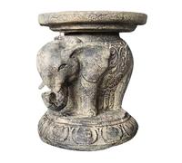 La Vida en Led Éléphant Base Parasol Balinaise Gold Antique (Antique)