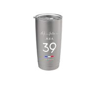 La vie est meilleure à JURA Numéro 39 Franche-Comté France Gobelet isotherme en acier inoxydable double paroi
