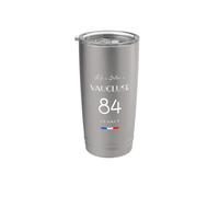 La vie est meilleure à VAUCLUSE Numéro 84 Provence France Gobelet isotherme en acier inoxydable double paroi