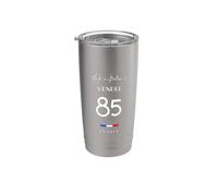 La vie est meilleure à VENDÉE Numéro 85 Poitou Loire France Gobelet isotherme en acier inoxydable double paroi
