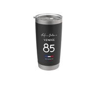 La vie est meilleure à VENDÉE Numéro 85 Poitou Loire France Gobelet isotherme en acier inoxydable double paroi