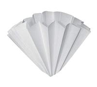 La zappa Lot de 100 filtres en papier jetables alimentaires Ø 40 cm pour liqueurs, vin et vinaigre