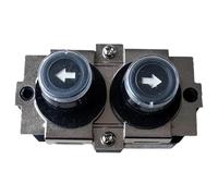 LA137 interrupteur à bouton de levage électrique | Micro interrupteur de commande de grue, interrupteurs à bouton-poussoir étanches haut et bas, LA137-A AC 250V 16A(LA137-A)