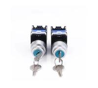 LA38-11Y2 LA38-20Y3 Interrupteur rotatif de verrouillage à clé 10A 440V | 22mm LA38 Interrupteur rotatif à clé sélecteur 10A 440V 2/3 positions auto-verrouillage