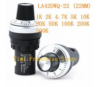 LA42DWQ-22 1K 2K 4.7K 5K 10K 20K 50K 100K 200K 500K 22mm de diamètre Pots potentiomètre rotatif convertisseur régulateur onduleur 20MM