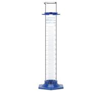Labasics Cylindre Gradué avec Base Hexagonale en Plastique, Verre Borosilicate pour Mesures Précises en Laboratoire, 250 ml