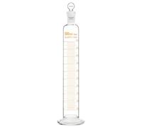 Labasics Cylindre Gradué avec Bouchon, 500 ml en Verre Borosilicaté Cylindre de Mesure avec Bouchon à Joint Standard 24/40, Verrerie Durable pour Mesure Précise des Liquides