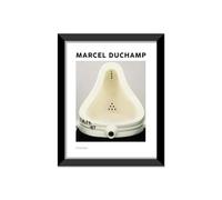 LABORATORIO 102 Tableau Marcel Duchamp Fontana (30x40 cm) Art Contemporain - Impression Photographique sur Toile avec Cadre Inclus - Affiche Moderne Prête à Être Accrochée