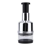 LABRIMP 1pièce Hachoir à Ail et Oignon Manuel Inox Trancheur Alimentaire Multifonction pour Légumes Coupe Rapide Odeur Outil de Cuisine Pratique et Facile à Nettoyer