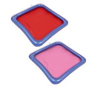 LABRIMP 2 Pièces Plateau de Service à Glace Gonflable pour Barbecue Support de Service Pratique Couleur Aléatoire Couleur Aléatoire