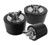 LABRIMP 3 Pièces Bouchon D'hivernage de Piscine pour Piscines Enterrées en | Caoutchouc Noir, Antidérapant et Résistant à Rouille, Usage Salle de Bain