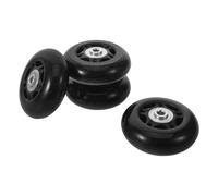 LABRIMP 4 Ensembles Kit de Rechange pour Valise, Roulement Précis, Noir | Caoutchouc et Métal, Mouvement Silencieux, Mobilité Renforcée, Compatible Paquet de Voyage et Bagages