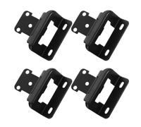 LABRIMP 4 Pièces Charnières Semi-cachées pour Portes D'armoire de Camping-fermeture Automatique en Acier Laminé à Froid, Faciles à Installer et Sécurisées pour Caravanes